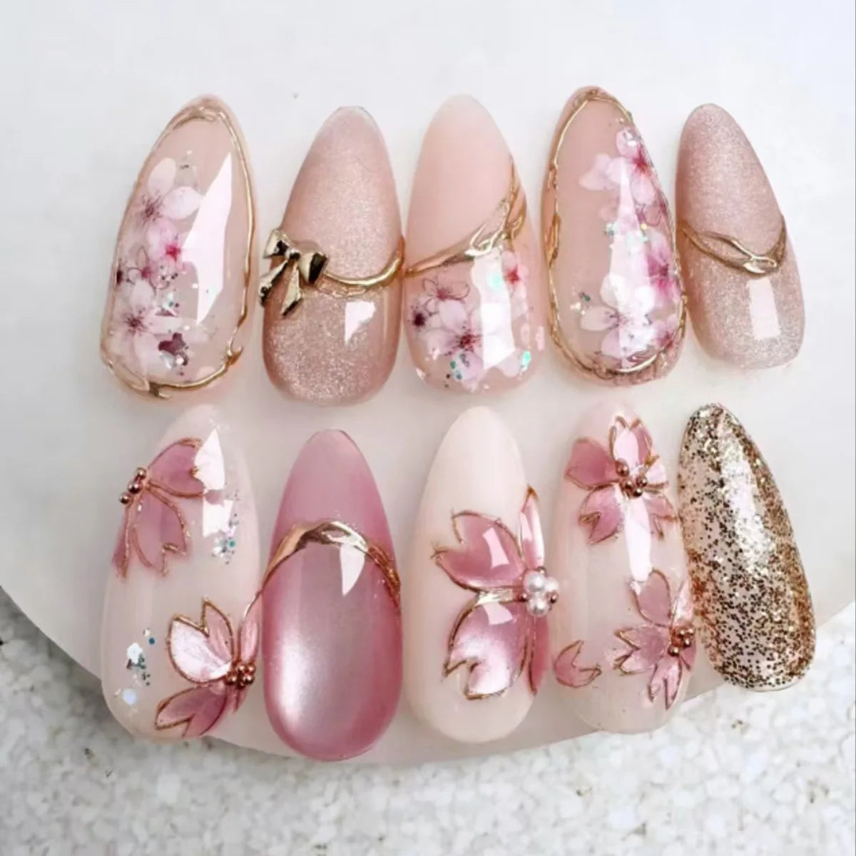 Ripple Luxe Press-On Nails