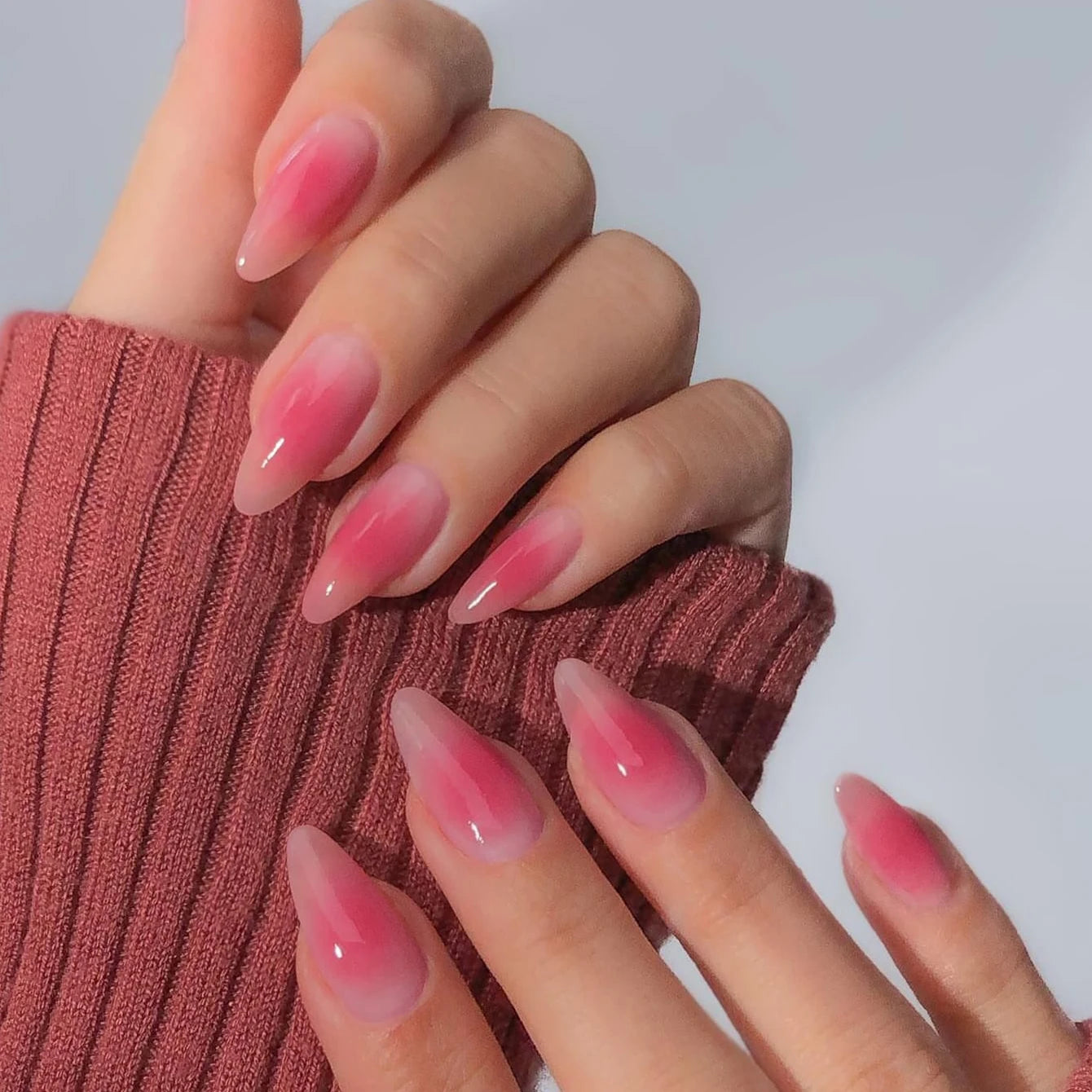 Almond Blush Press-On Nails – Instant Nail Glam