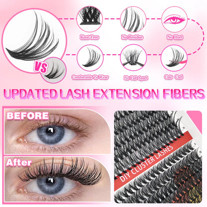 Luxe Cluster Lash Kit