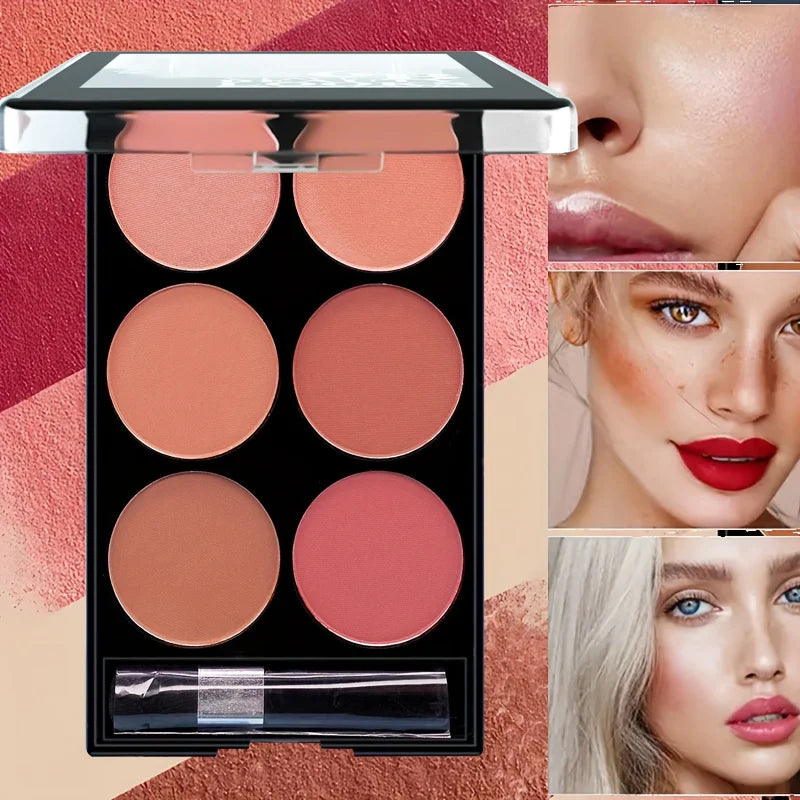 Glow 6B Makeup Palette– Blush, Bronze & Illuminate