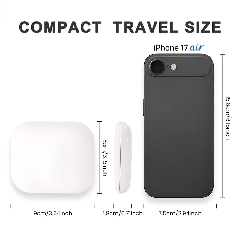 Compact Mirror with Lights