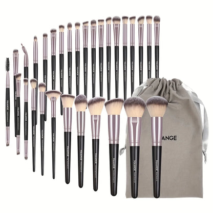 MAANGE Professional Makeup Brush Set - 30pcs