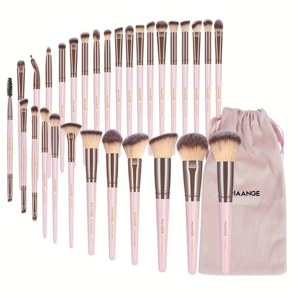 MAANGE Professional Makeup Brush Set - 30pcs