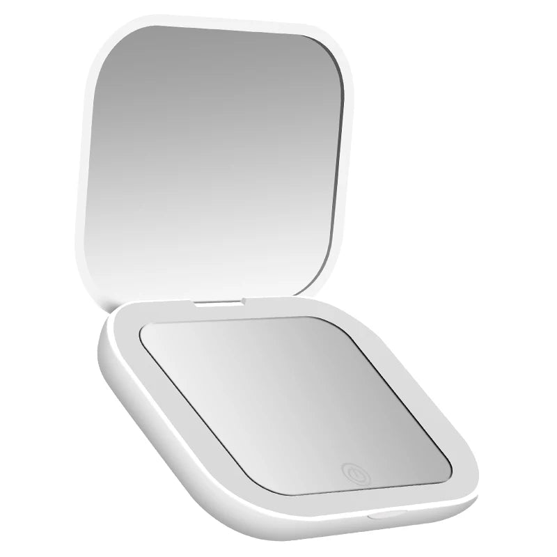 Compact Mirror with Lights