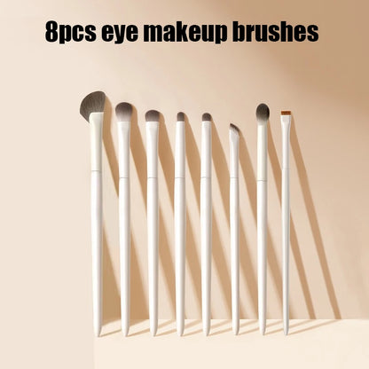Pristine White Eyeshadow Brush Set