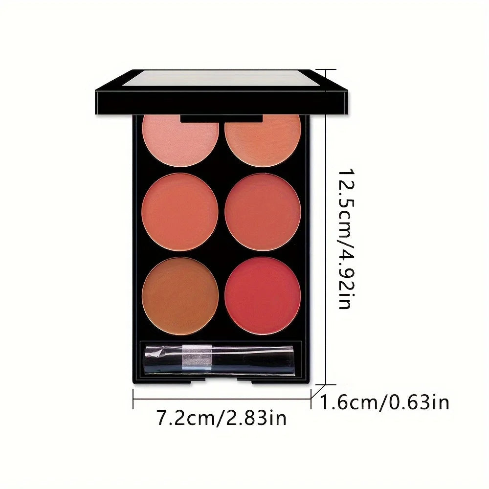 Glow 6B Makeup Palette– Blush, Bronze & Illuminate