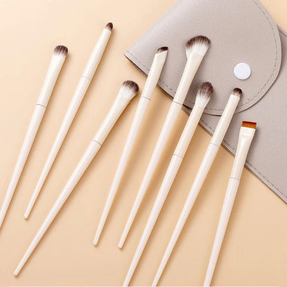 Pristine White Eyeshadow Brush Set