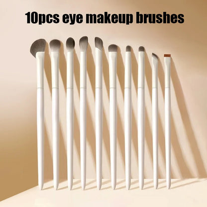 Pristine White Eyeshadow Brush Set
